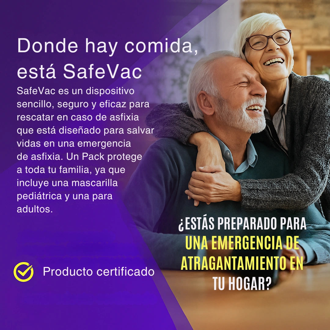 SAFEVAC™ – Dispositivo Antiatragantamiento Salva Vidas.