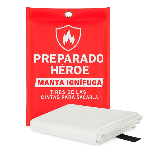 Manta Ignífuga de Emergencia – Seguridad contra Incendios para Hogar, Auto y Exteriores